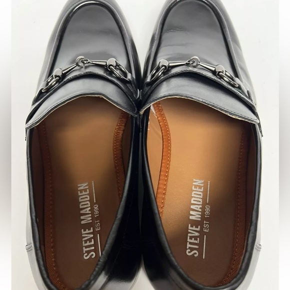 Steve Madden Men’s Ames Black Slip-On Loafers, Size 9 M. main image 6